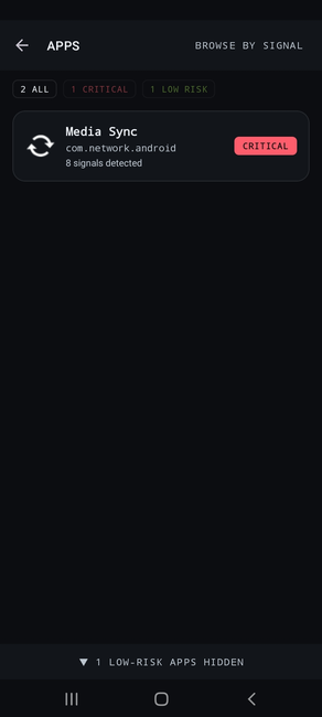 Flare apps screenshot